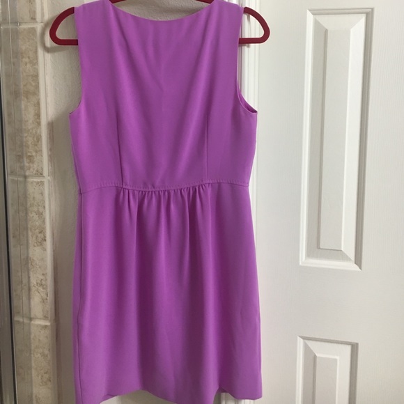 J Crew- Neon Lilac Dress - Picture 3 of 3